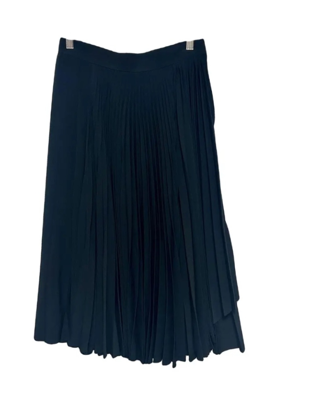 Acne Studio Black Pleated Skirt, mid-length